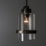 Hubbardton Forge 2023 Coastal Oil Rubbed Bronze Clear Glass (ZM) Multi Alcove Outdoor Pendant