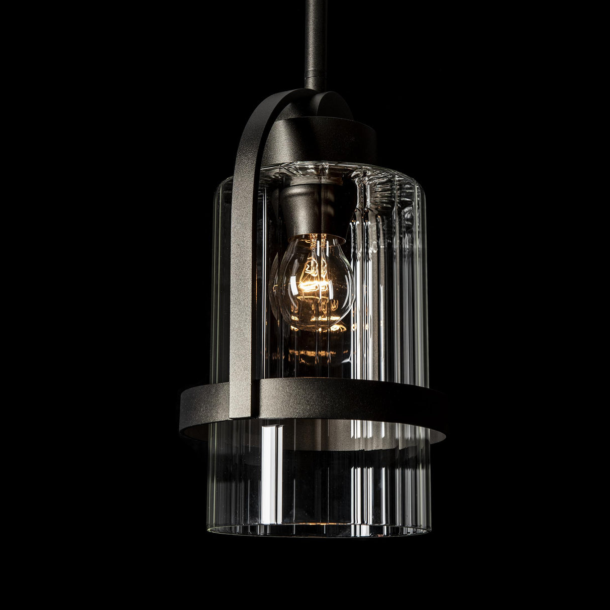 Hubbardton Forge 2023 Coastal Oil Rubbed Bronze Clear Glass (ZM) Multi Alcove Outdoor Pendant