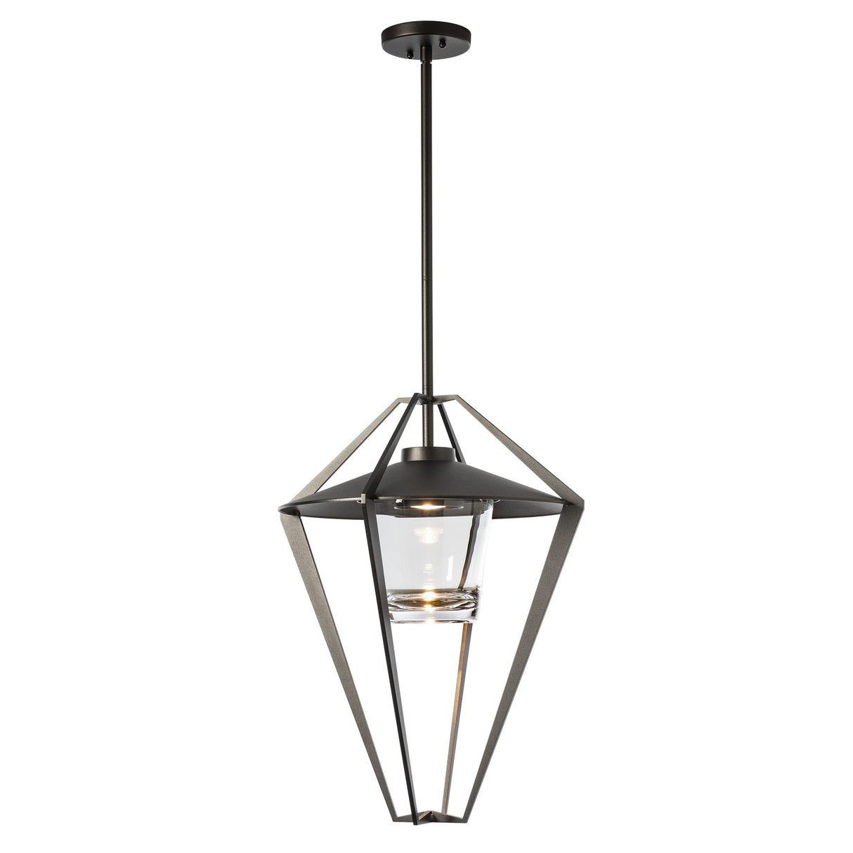 Hubbardton Forge 2022 Coastal Oil Rubbed Bronze Clear Glass (ZM) Multi Stellar Large Outdoor Pendant/Semi-Flush