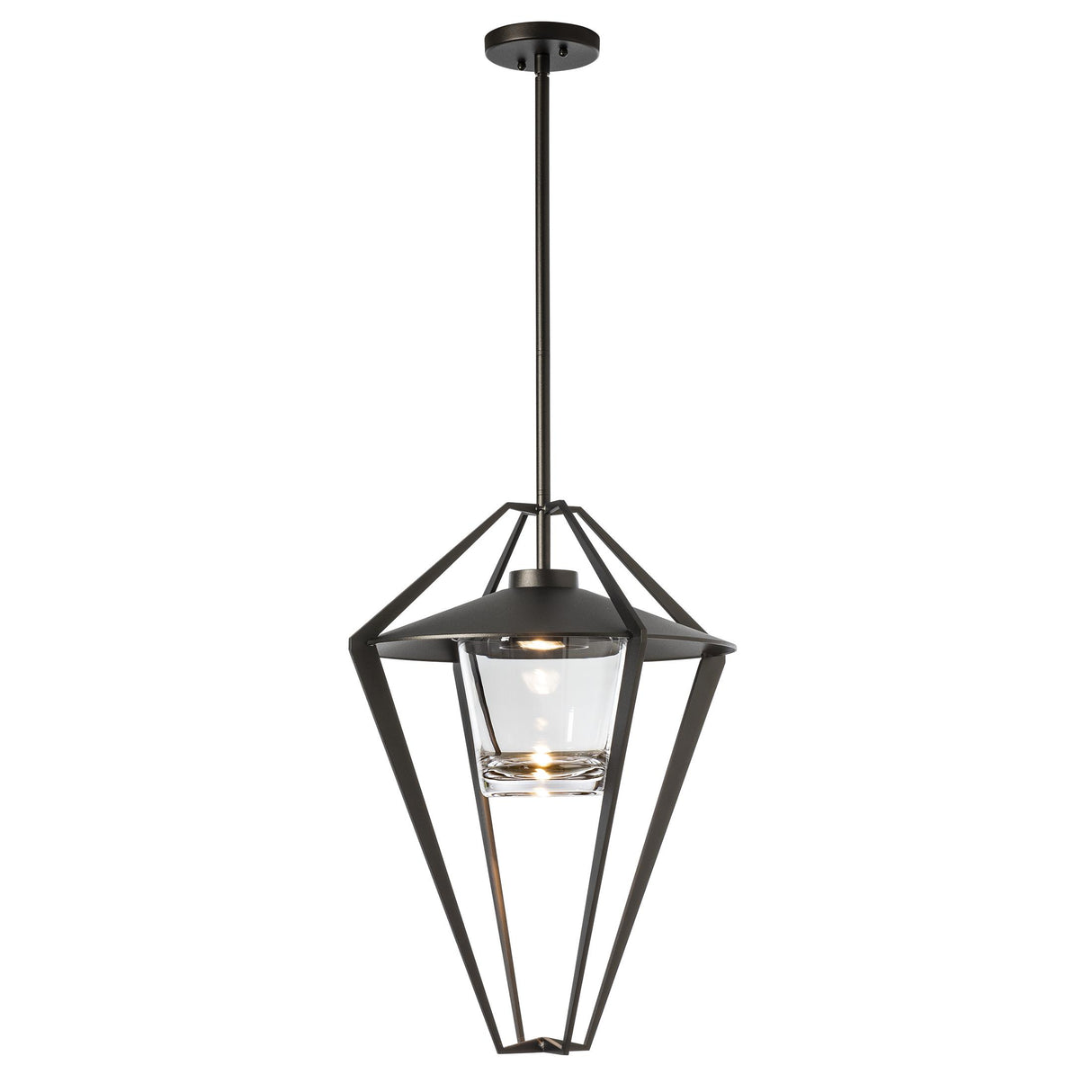 Hubbardton Forge 2022 Coastal Oil Rubbed Bronze Clear Glass (ZM) Multi Stellar Large Outdoor Pendant/Semi-Flush