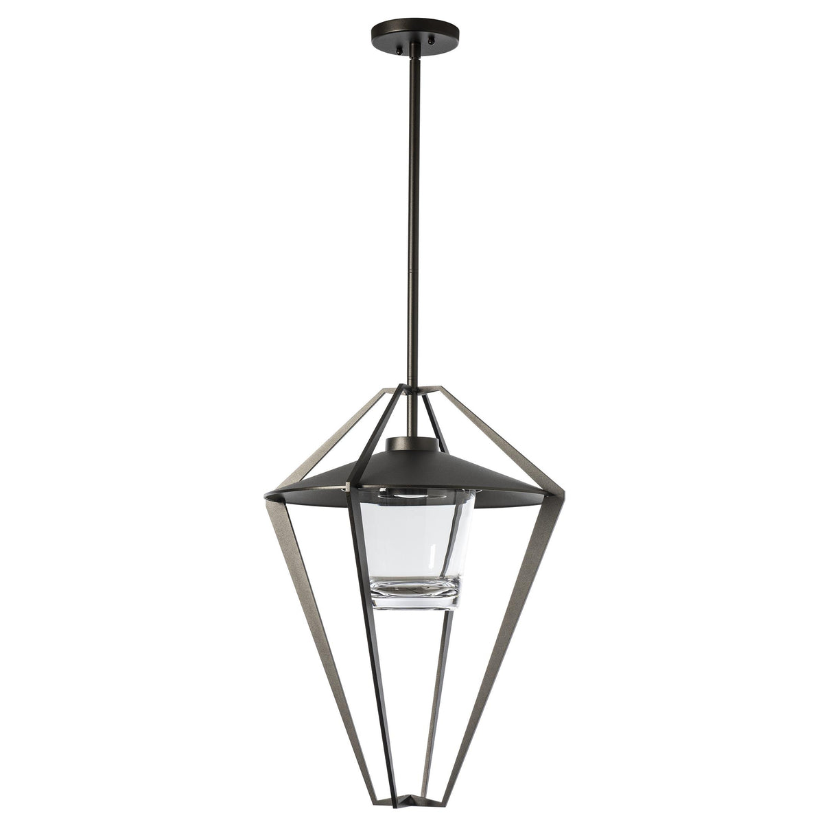 Hubbardton Forge 2022 Coastal Oil Rubbed Bronze Clear Glass (ZM) Multi Stellar Large Outdoor Pendant/Semi-Flush