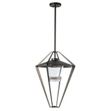 Hubbardton Forge 2022 Coastal Oil Rubbed Bronze Clear Glass (ZM) Multi Stellar Large Outdoor Pendant/Semi-Flush