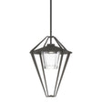 Hubbardton Forge 2022 Coastal Natural Iron Clear Glass (ZM) Multi Stellar Large Outdoor Pendant/Semi-Flush