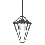 Hubbardton Forge 2022 Coastal Natural Iron Clear Glass (ZM) Multi Stellar Large Outdoor Pendant/Semi-Flush