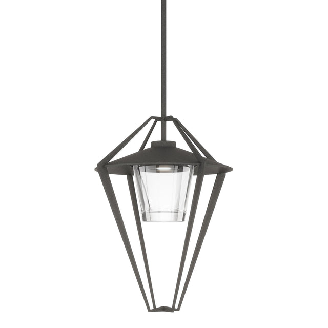 Hubbardton Forge 2022 Coastal Natural Iron Clear Glass (ZM) Multi Stellar Large Outdoor Pendant/Semi-Flush