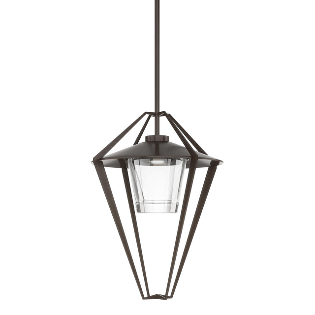 Hubbardton Forge 2022 Coastal Bronze Clear Glass (ZM) Multi Stellar Large Outdoor Pendant/Semi-Flush