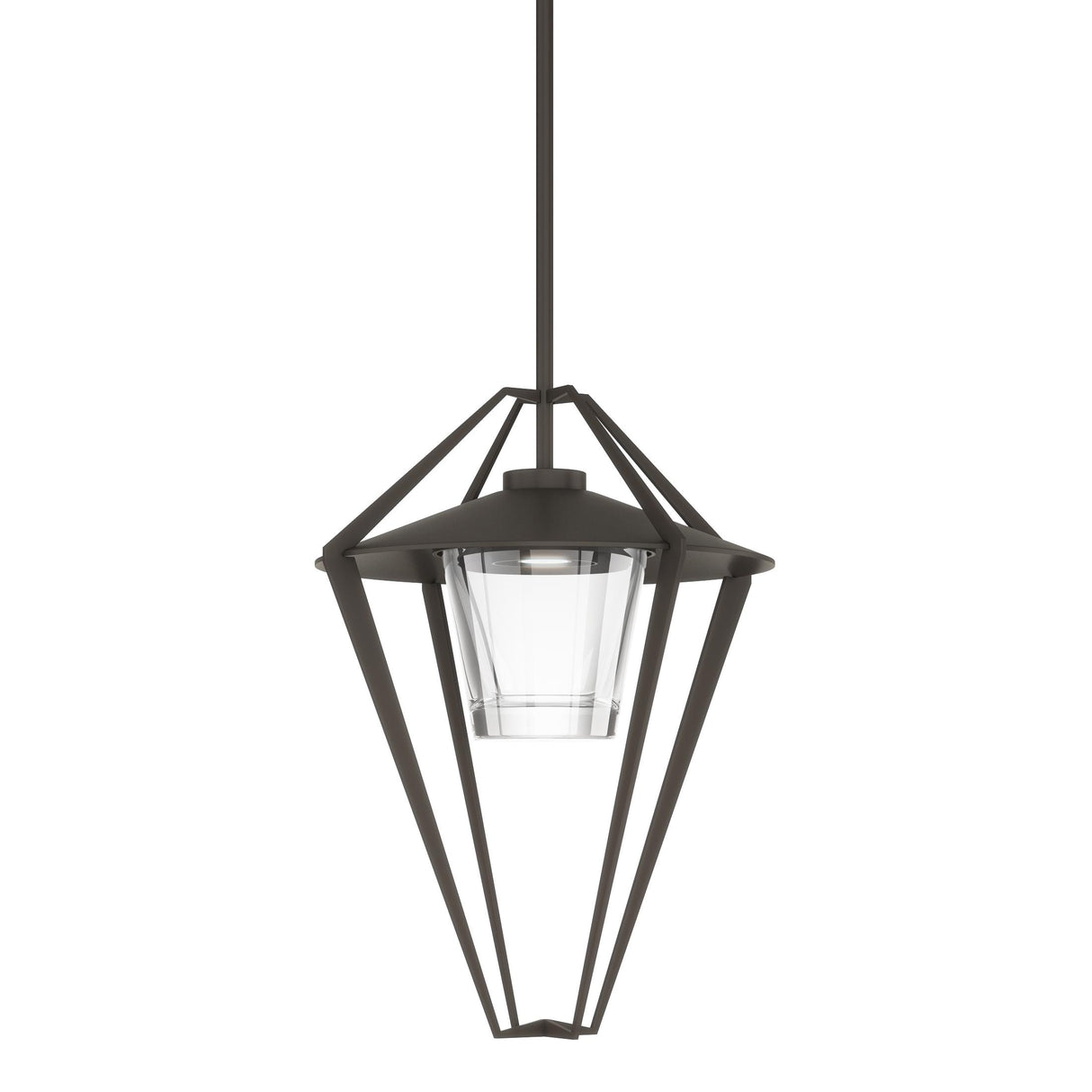 Hubbardton Forge 2022 Coastal Dark Smoke Clear Glass (ZM) Multi Stellar Large Outdoor Pendant/Semi-Flush
