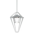 Hubbardton Forge 2022 Coastal Burnished Steel Clear Glass (ZM) Multi Stellar Large Outdoor Pendant/Semi-Flush