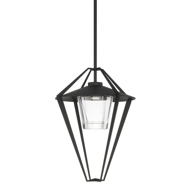 Hubbardton Forge 2022 Coastal Black Clear Glass (ZM) Multi Stellar Large Outdoor Pendant/Semi-Flush