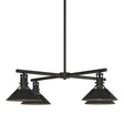 Hubbardton Forge 2021 Coastal Black Multi Henry Outdoor 4-Light Pendant