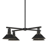 Hubbardton Forge 2021 Coastal Black Multi Henry Outdoor 4-Light Pendant