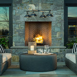 Hubbardton Forge 2021 Coastal Black Multi Henry Outdoor 4-Light Pendant