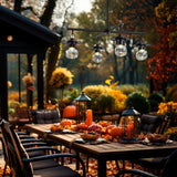 Hubbardton Forge 2021 Coastal Black Clear Glass (ZM) Multi Mason Outdoor 4-Light Pendant