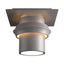 Hubbardton Forge 2011 Coastal Burnished Steel Twilight Small Dark Sky Friendly Outdoor Semi-Flush