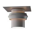 Hubbardton Forge 2011 Coastal Burnished Steel Twilight Dark Sky Friendly Outdoor Semi-Flush