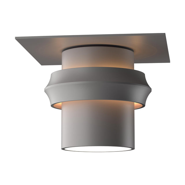Hubbardton Forge 2011 Coastal Burnished Steel Twilight Dark Sky Friendly Outdoor Semi-Flush