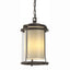 Hubbardton Forge 2010 Coastal Dark Smoke Seeded Glass with Opal Diffuser (ZS) Meridian Large Outdoor Ceiling Fixture