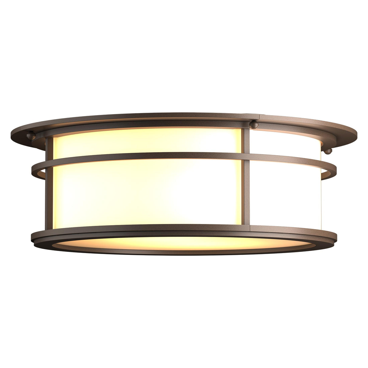 Hubbardton Forge 2016 Coastal Bronze Opal Glass (GG) Province Outdoor Flush Mount