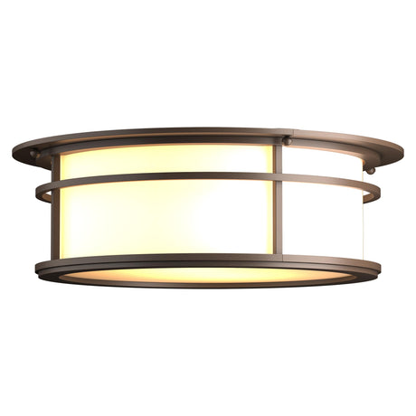 Hubbardton Forge 2016 Coastal Bronze Opal Glass (GG) Province Outdoor Flush Mount
