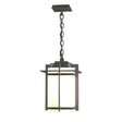 Hubbardton Forge 2007 Coastal Natural Iron Opal Glass (GG) Tourou Large Outdoor Ceiling Fixture