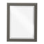 Hubbardton Forge 2006 Dark Smoke Metra Large Beveled Mirror