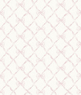 Brewster Home Fashions Baby Bow Pink Jam Peel & Stick Wallpaper
