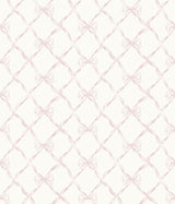 Brewster Home Fashions Baby Bow Pink Jam Peel & Stick Wallpaper