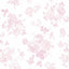 Brewster Home Fashions Everblooming Rosettes Faded Primrose Peel & Stick Wallpaper