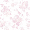 Brewster Home Fashions Everblooming Rosettes Faded Primrose Peel & Stick Wallpaper