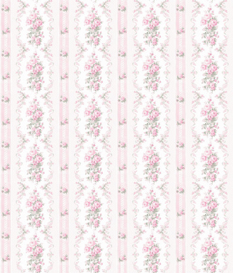 Brewster Home Fashions Pink Parfait Dreamy Days Peel & Stick Wallpaper