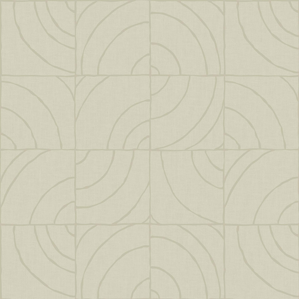 Brewster Home Fashions Taupe Batik Blok Peel & Stick Wallpaper