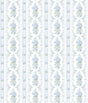 A-Street Prints Dreamy Days Sweet Blue Stripe & Floral Wallpaper