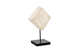 Phillips Collection Eroded Wood Block on Stand, Assorted Brown Tabletop
