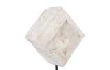 Phillips Collection Eroded Wood Block on Stand, Assorted Brown Tabletop
