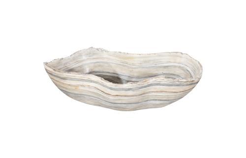 Phillips Collection Cast Gray Onyx Faux Finish Small Bowl