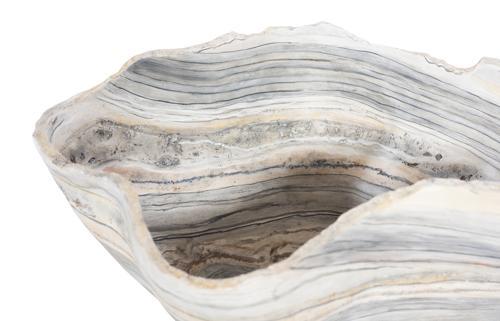 Phillips Collection Cast Gray Onyx Faux Finish Medium Bowl