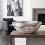 Phillips Collection Cast Gray Onyx Faux Finish Medium Bowl