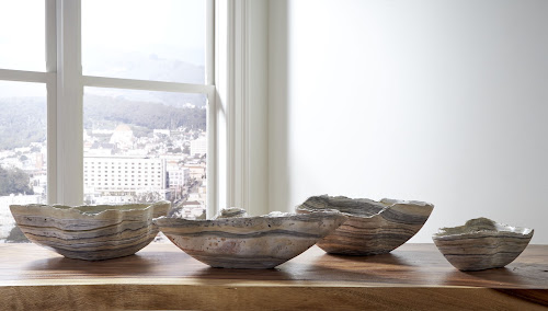 Phillips Collection Cast Onyx Faux Finish Medium Bowl