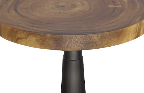 Phillips Collection Chuleta Bar Table Iron Base Natural Bar Stool