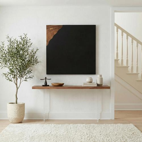 Phillips Collection Cornered Wall Art Natural Iron Accent