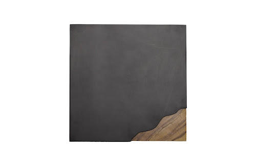 Phillips Collection Cornered Natural Iron Side Table