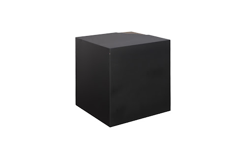 Phillips Collection Cornered Natural Iron Side Table