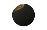 Phillips Collection Cornered Natural Iron Round Coffee Table