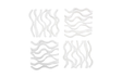 Phillips Collection Vine Wall Tile, Matte White, Set of 4 White Wall Art