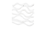 Phillips Collection Vine Wall Tile, Matte White, Set of 4 White Wall Art