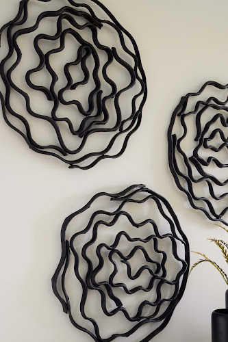 Phillips Collection Vine Wall Flower Black Accent