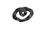 Phillips Collection Swirl Wall Tile Teak Wood Assorted Black Wall Art
