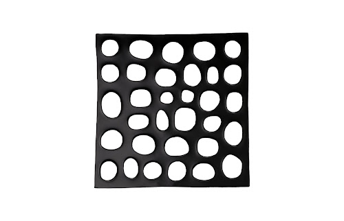 Phillips Collection Polka Dot Wall Tile Black Wall Art