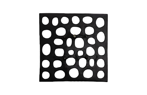 Phillips Collection Polka Dot Wall Tile Black Wall Art