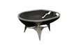 Phillips Collection Graven Table Top Black and Stainless Steel Bowl